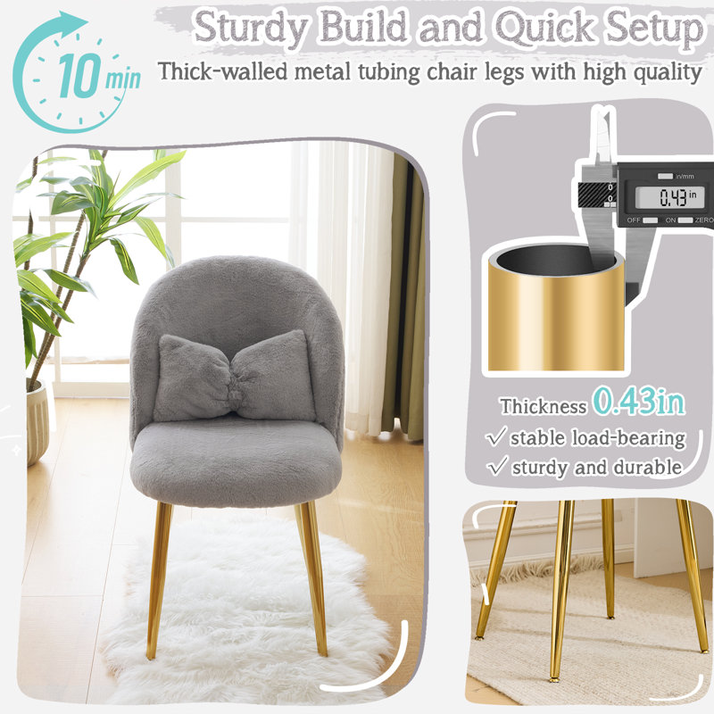 Fauteuil de maquillage, Gris
