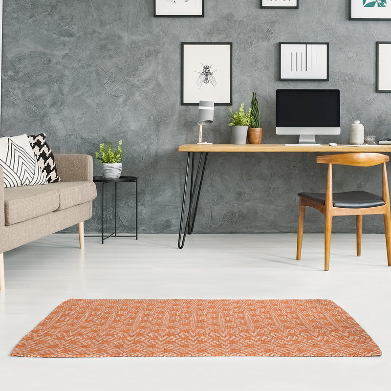 Chenille Geometric Indoor Rug, Rectangle 9' x 12'