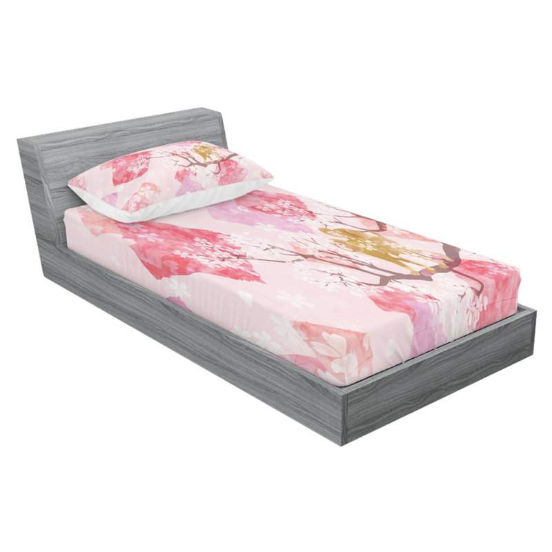 Microfiber Sheet Set, Twin Sheet Set with Fitted Sheet