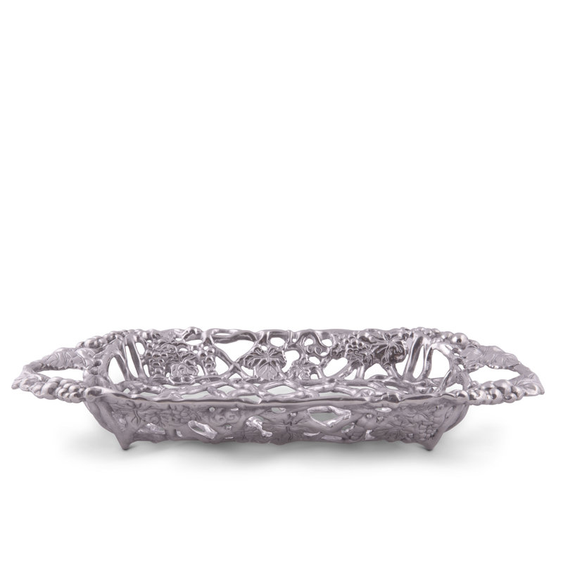 Arthur Court Designs Grape Aluminum Platter