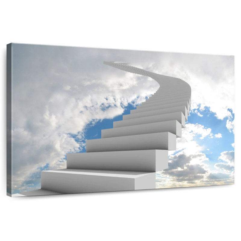 Lilie Stairway To The Sky, 30" H x 45" W