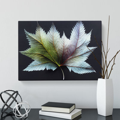 Royal Leaf - Wrapped Canvas