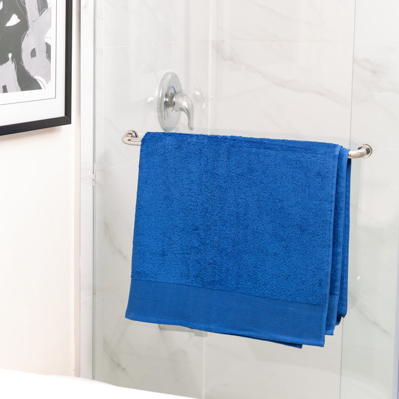Harbin Cotton Plush Bath Sheet, Royal Blue