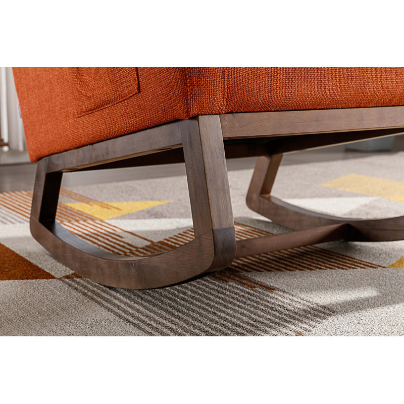 Chaise berçante Coinde, Orange