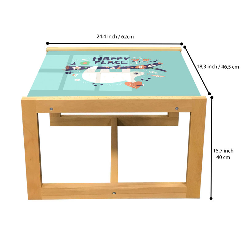 Jacqulin Sled Coffee Table, 62cm H x 46cm W x 40cm D