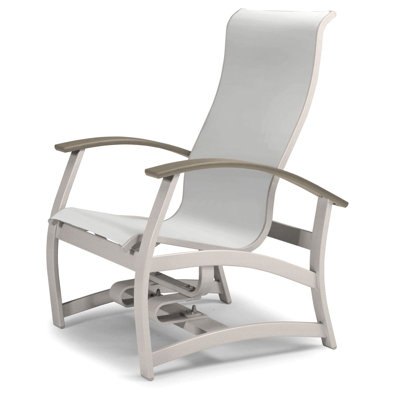 Askar Swivel Powder Coated Aluminum Outdoor Lounge Chair