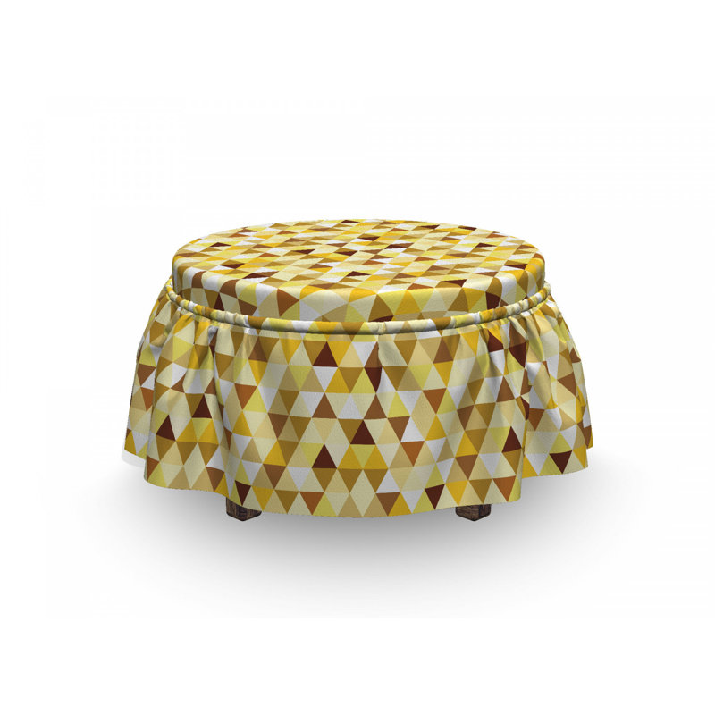 Box Cushion Ottoman Slipcover