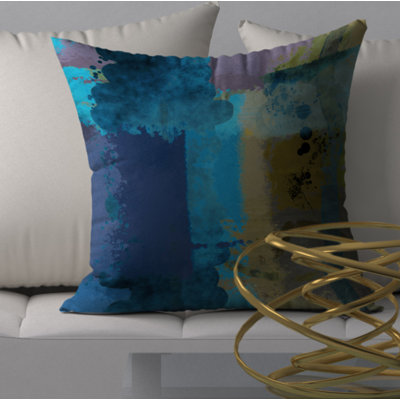 Abstract Throw Pillow