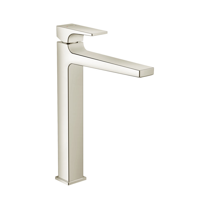 Hansgrohe Metropol Single-Hole Faucet 260 with Lever Handle and Drain Assembly, 1.2 GPM, Polished Nickel