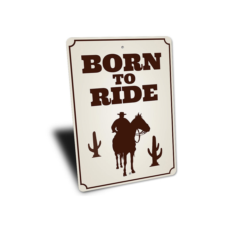 Plaque en aluminium «Horse Lover», H 18 po x l 12 po x P 0,06 po