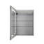 1270mm W 1778mm H Surface Frameless Medicine Cabinet Mirror 2 Adjustable
