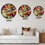 Coucher de soleil romantique à travers les arbres dans le parc III - Horloge murale traditionnelle-59914652