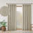 Semi-Sheer Light Filtering Back Tab Single Curtain Panel-2030133760-2030133765