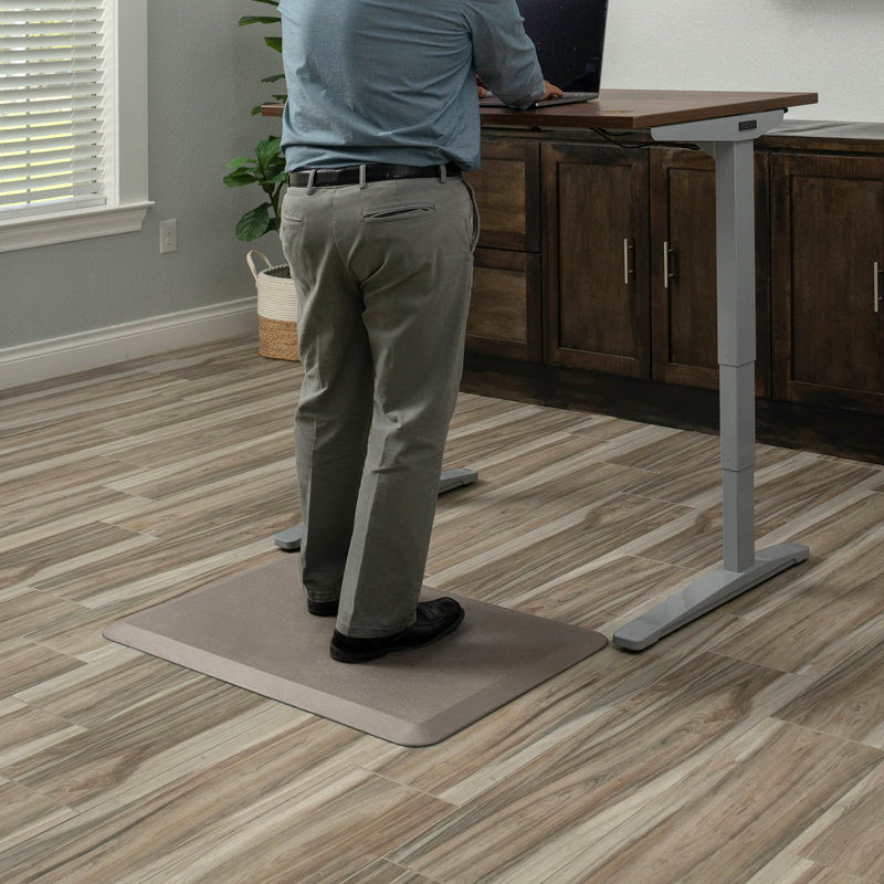 Tapis anti-fatigue de qualité professionnelle, 2 pi x 3 pi, Pierre