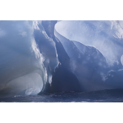 Iceberg Detail Antarctica by Mlenny - Wrapped Canvas Print