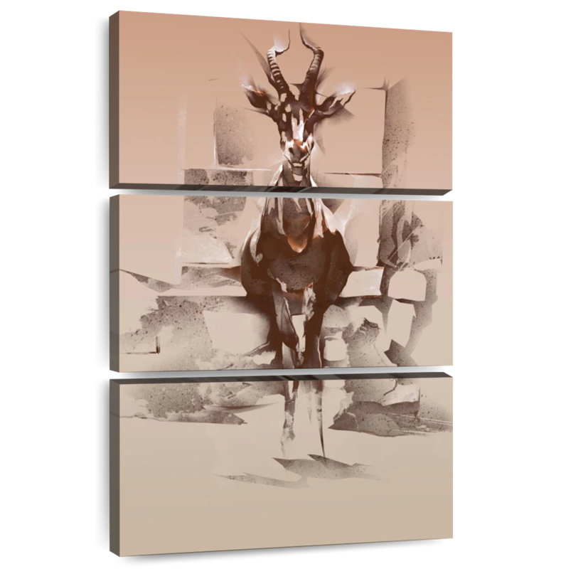 Brampt Antelope Abstract, 50" H x 32" W