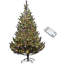 Arbre de Noël artificiel pré-éclairé 7 pi, cèdre réaliste clairsemé