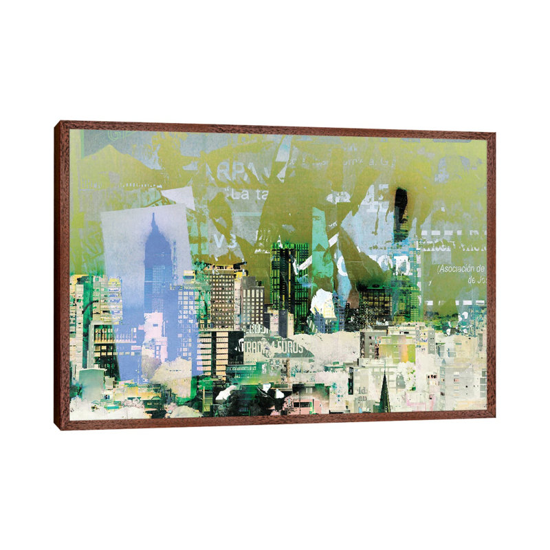 Nashville Tennessee I by Irena Orlov - 1 Piece Floater Frame Wall Art on Canvas, Classic Wood Framed