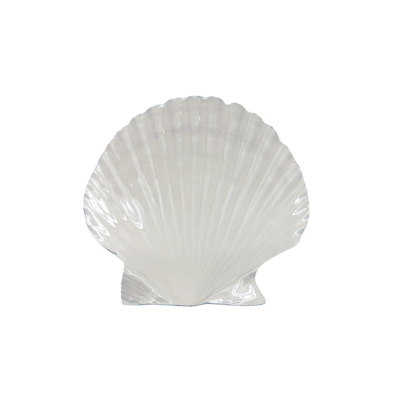 Sand Scallop Trinket Dish, Beige