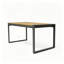 Table basse d'extérieur rectangulaire en bois WPC