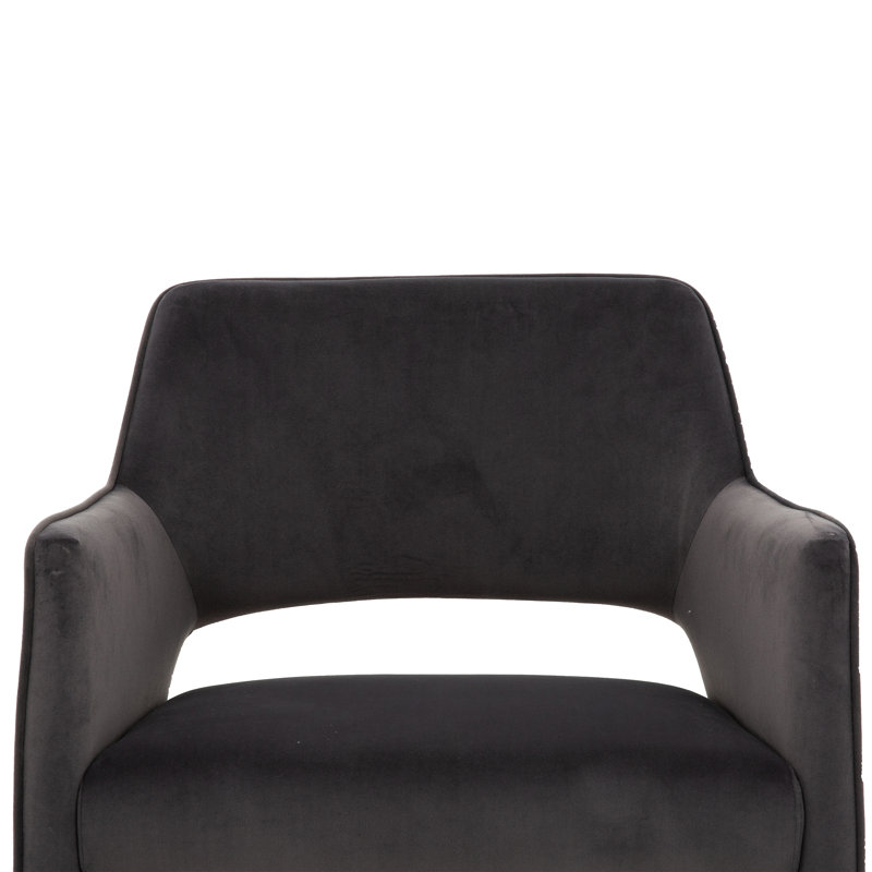 Chaise de salle à manger rembourrée Maddox, Gris
