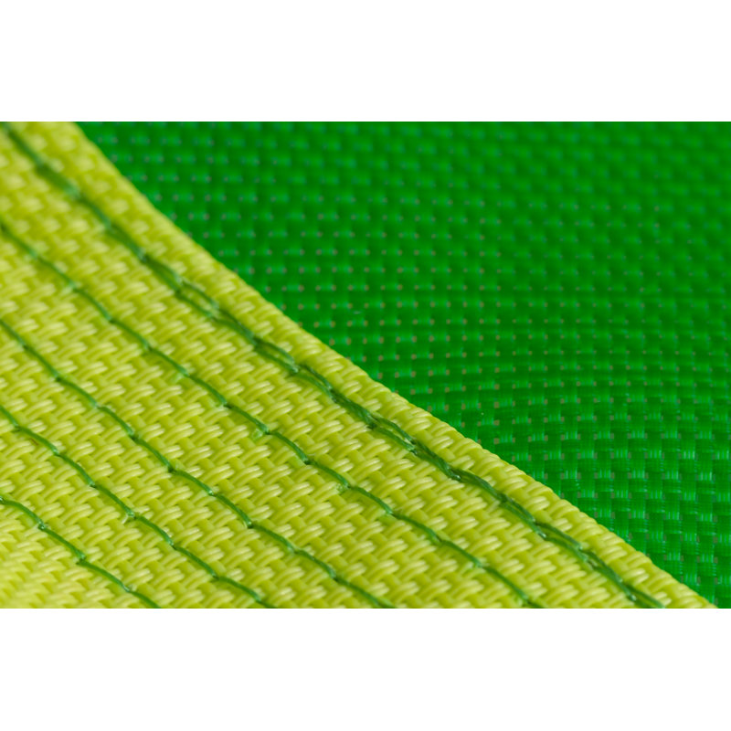 Balançoire en tissu avec chaînes et crochets, Vert / Jaune