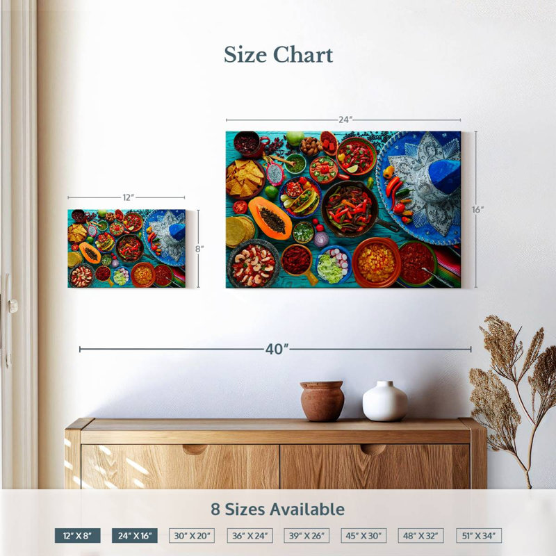 Yarlin Mexican Cuisine, 16" H x 24" W