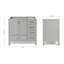 Base de meuble-lavabo simple 36 po Panchuri seulement-1970285034