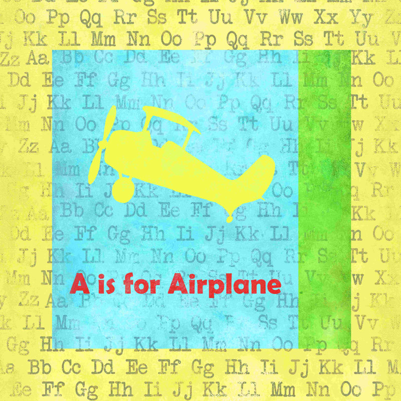 A est pour avion 2, H 20 po x l 20 po