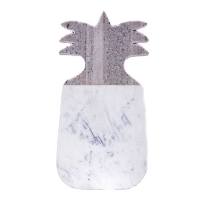 Handmade Pineapple Marble Cheese Or Cutting Board