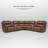 136" Triple Power Leather Zero Gravity Reclining Sectional Sofa with Adjustable Lumbar Support Built-In USB Port and Console-2077384-2077239