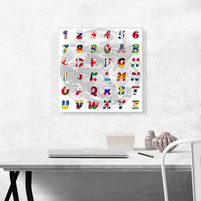 " World Flags Full Alphabet "
