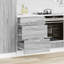 Armoire de cuisine vidaXL en bois d'ingénierie gris Sonoma Lyon