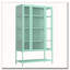 Vitrine en fer avec lumières DEL et verre à 3 côtés-673897240