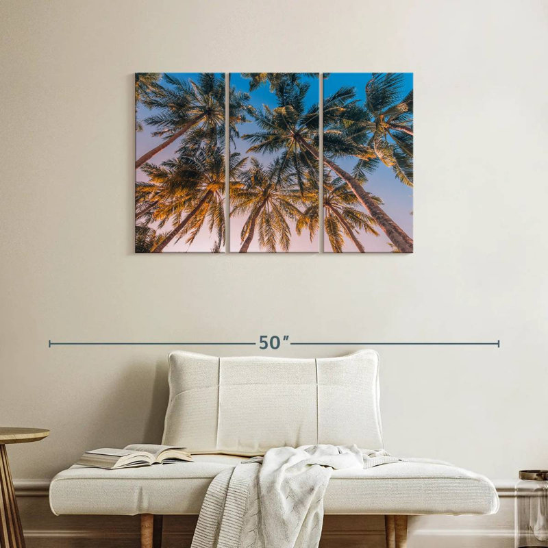 Gillard Summer Coconut Palms, 24" H x 38" W
