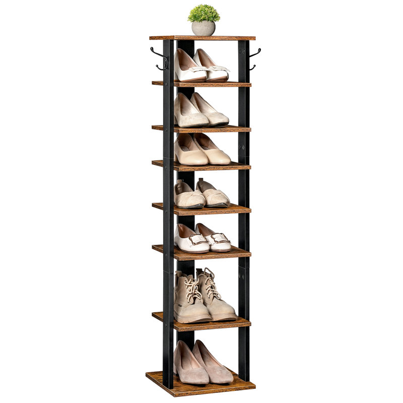 Range-chaussures 8 paires, Brun