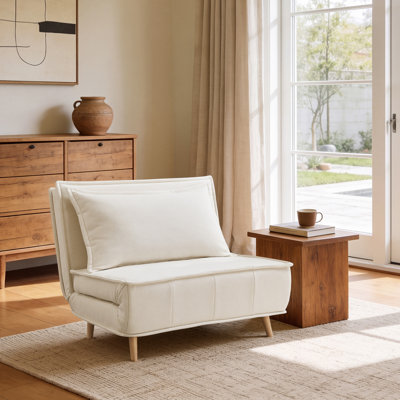 Mikell Upholstered Convertible Sleeper Accent Chair