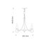 Bannister 5 - Light Candle Style Chandelier-10876139