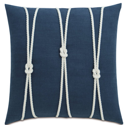 Nautical Square Pillow Cover & Insert