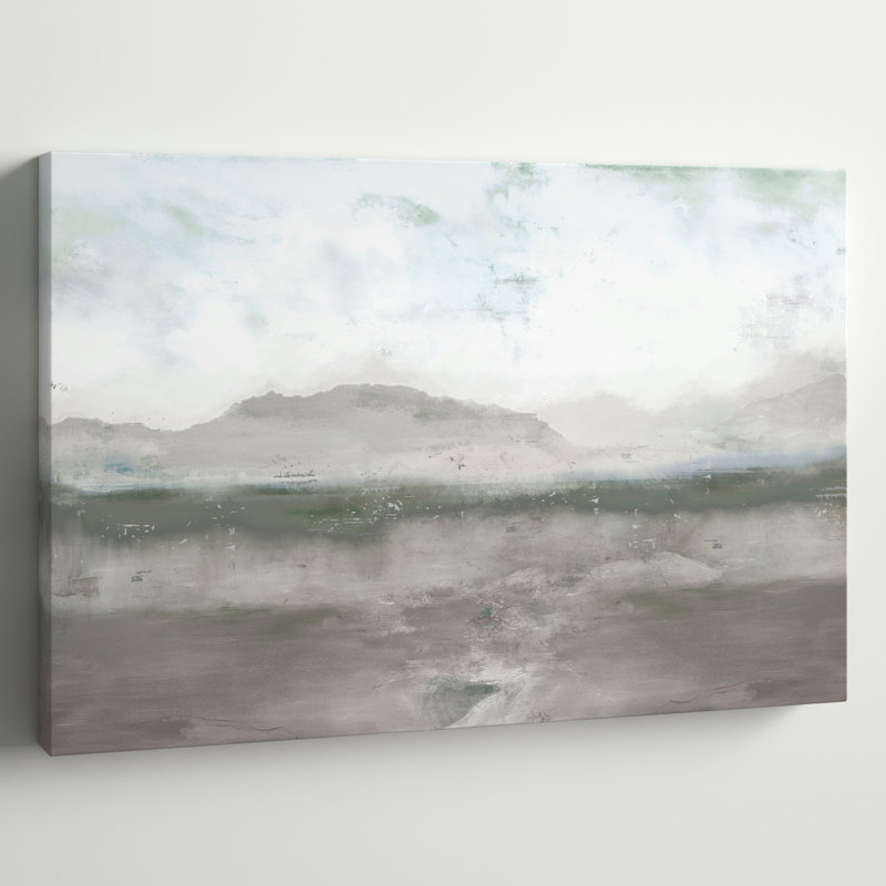 " Abstract Horizon " Painting Print, 12" H x 18" W