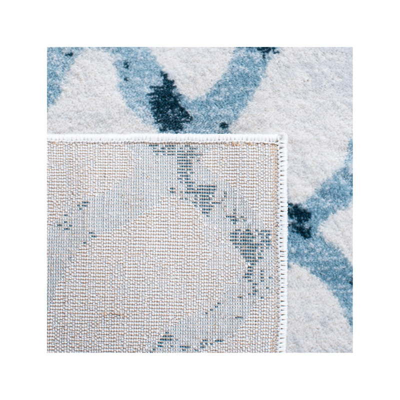 Winnols Performance Geometric Rug, Runner 2'2" x 7'