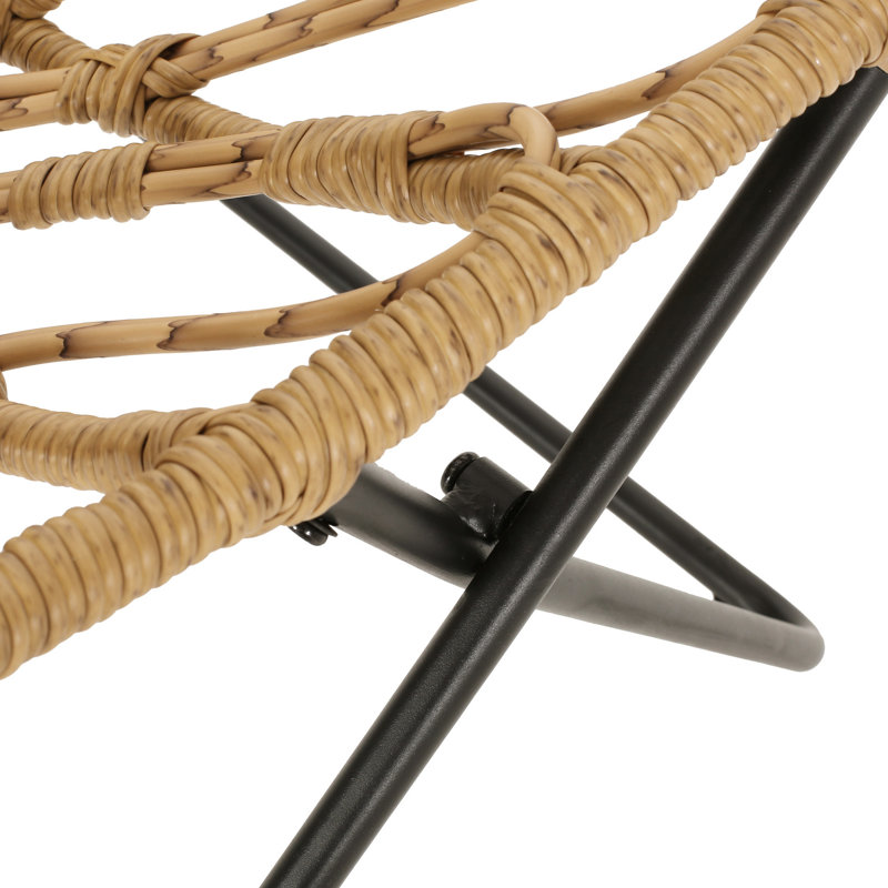 2 chaises d'extérieur - aspect brun, de (design