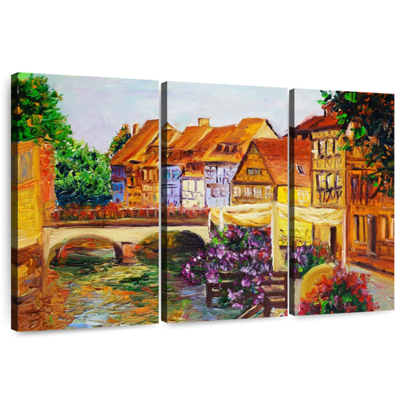 Rorry Old Venice Scenery, 48" H x 74" W