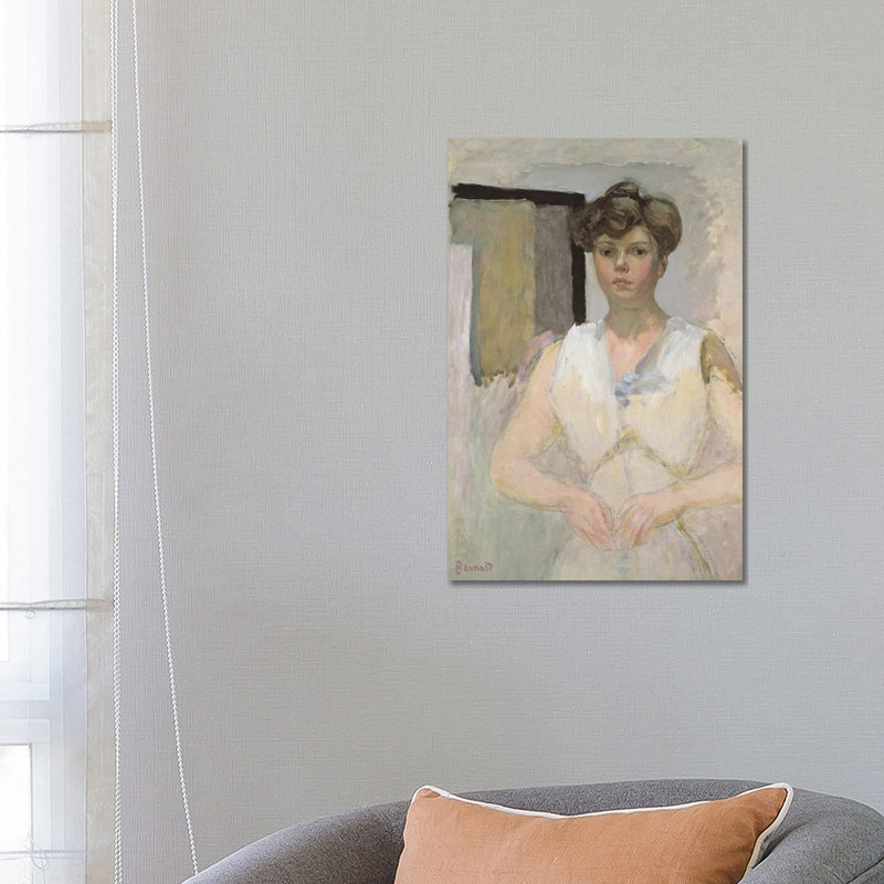 Woman Dressing, C.1906 by Pierre Bonnard - Wrapped Canvas Gallery-Wrapped Canvas Giclée