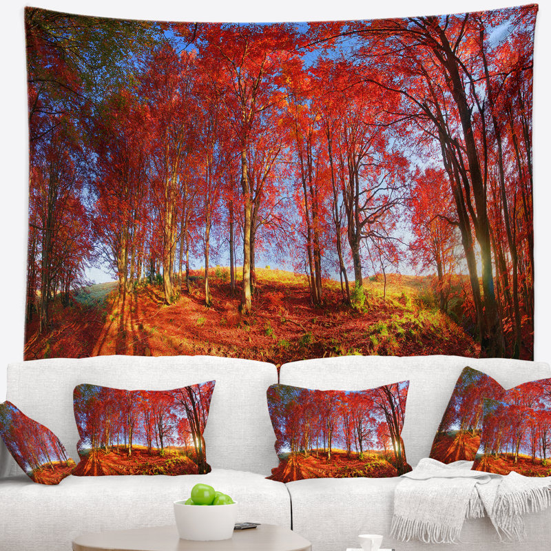Landscape Polyester Tapestry, 50" H x 60" W