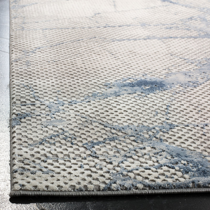 Ramon Performance Abstract Rug, Round 6'7"