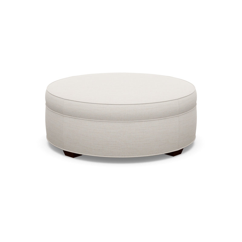 Round Ottoman, 3906-99, Walnut