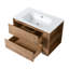 Meuble-lavabo simple 29,7 po avec plateau en acrylique-348469147