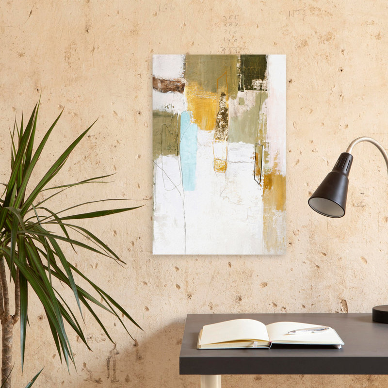 Mingle 3 - Art abstrait, H 24 po x l 16 po
