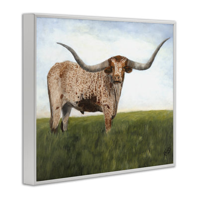 Beautiful Horns Cattle Giclee Art, design by Kathy Winkler